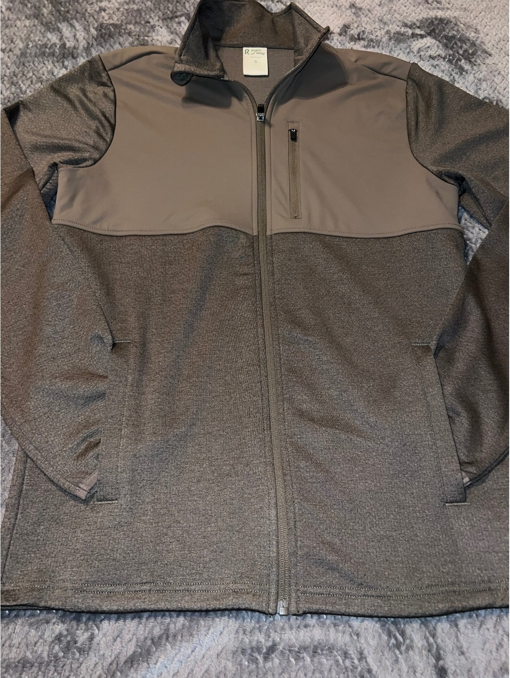 Right of Way Jacket, colorblock brown, men’s small